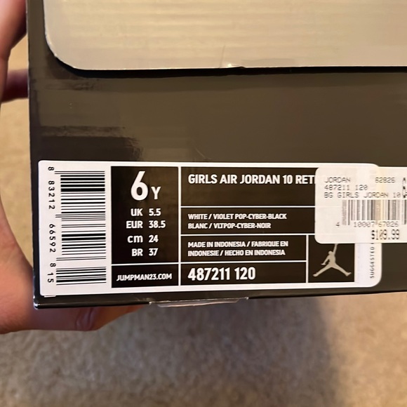 Brand new- AIR JORDAN 10 Retro - Picture 6 of 6